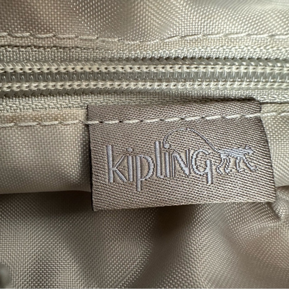 Kipling Metallic Silver Crossbody Bag Purse - Picture 9 of 16